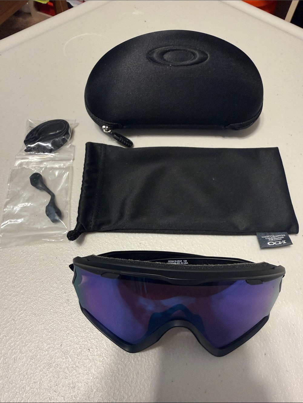 Oakley Wind Jaket 2.0 Matte black Prizm road jade, 45mm 009418